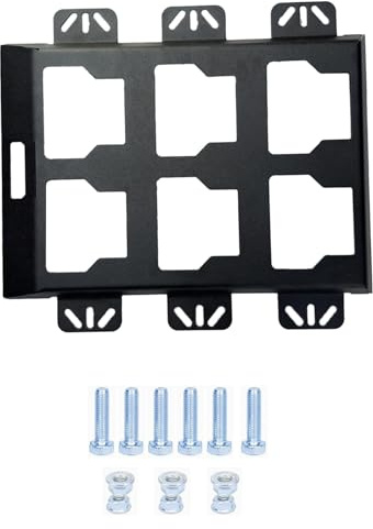 Packouts Wall Crate Storage Organizers for Power Tool Mounting Half Width Small Tool Holder Accessories Packouts Mounting Plate Single