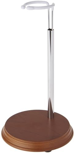 Bard's 54-0053 Chrome and Wood Doll Stand, Fits 17 to 22 inch Slim Waist Dolls, Waist is 1.25 to 2.25 inches Wide