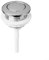WC-Spülkasten-Druckknopf, 38 mm, Einzeltasten, universelle runde Toiletten-Tankteile für WC-Sitz zu Hause, Badezimmer, Hotels