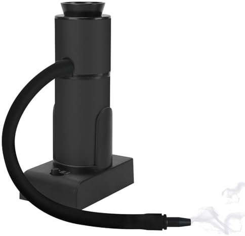 Yuanpgky Fumoir portable portable pour barbecue - Outil compact conçu pour apporter des saveurs délicieusement fumées à votre table (noir)