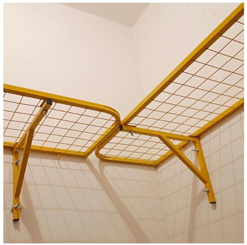 Schwerlastregal für Garage, Wandmontage, Drahtregal, Lagerregal, schwebendes Regal, Werkzeug für Keller, Regale, Metallregale für Laden, Schuppen, Lager, Küche, Speisekammer