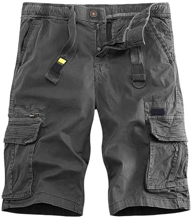 Herr Cargo Military Shorts Sommar Klassiska Arbetsshorts Lättvikts Baggy Bermuda Kortbyxor Camping Vandring Taktiska Shorts Dragsko Bekväm Andningsbar Cargo Shorts