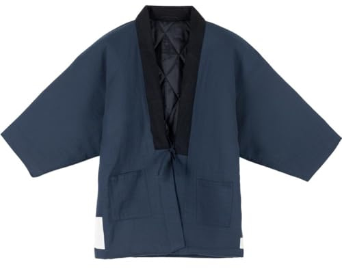 Ppmter Giacca Kimono Giapponese, Caldo Cappotto Invernale Trapuntato, Hanten, Tradizionale Abbigliamento Giapponese, Casual, Ampio, Capispalla