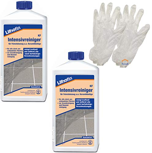 HAUSWERK.shop KF Intensivreiniger 2 x 1 Liter + 10 Einweghandschuhe