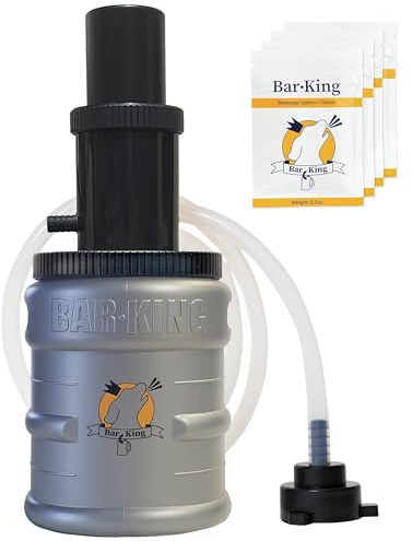 Bar-King Quick-Connect Kegerator Beer Line Cleaning kit. Now Clean Your Beer Lines as Easily as Changing a Keg. (Includes Cleaning Powder)