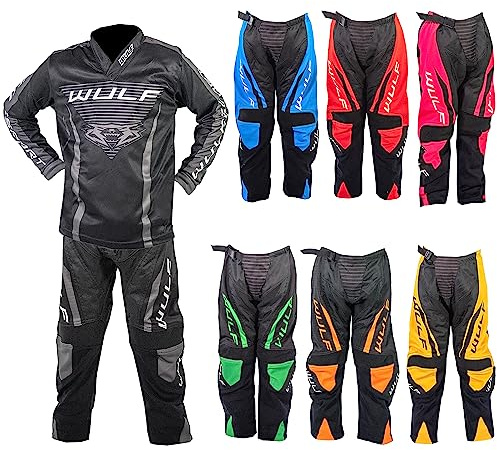 WULF STRATOS GLOVES Wulfsport Linear Cub Race Pants (Pink - 26) Motorcycle Children Motocross Pants 2023 Version