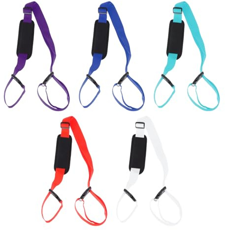 PATIKIL Carrying Beach Chair Straps Adjustable Shoulder Carrying Straps 5Pc | Multicolor,Beach Chair Straps for Folding Chair Backpack