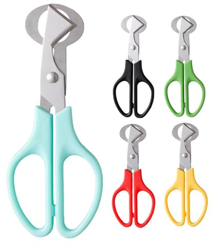 Tijeras Para Cáscaras De Huevos, Tijeras Para Huevos De Codorniz, Cortador De Cáscara De Abridor De Huevos, Máquina Peladora De Huevos De Codorniz De Acero Inoxidable (5 Colores)