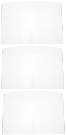 iplusmile 3pcs Sandblasting Hood Replacement Lens 2mm Organic Glass Protective Lens High-Efficiency Dust Protection for Sanding and Grinding Tasks Suitable for Outdoor Use