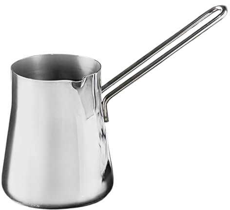 Cafetera turca, cafetera de acero inoxidable, apta para estufas de gas y eléctricas