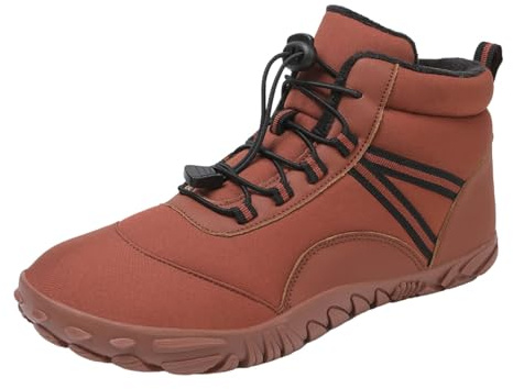 Generisch Botas de escalada de invierno para hombre, zapatos descalzos, zapatos de invierno para mujer, antideslizantes, botas de nieve, impermeables al aire libre, botas de escalada, para camping