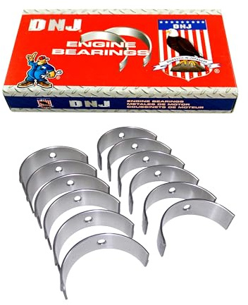 DNJ RB140A Rod Bearings For 1998-2010 Chrysler, Dodge 300, Avenger, Charger, Concorde, Intrepid, Magnum, Sebring, Stratus 2.7L DOHC V6 24V 167cid