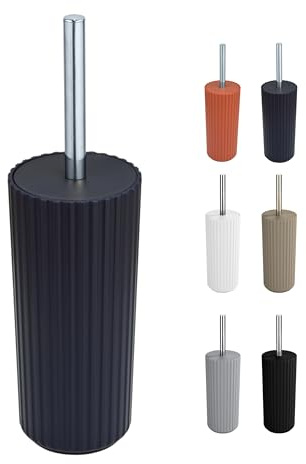 WK Alstar Enclosed Toilet Brush and Holder (Dark Blue)