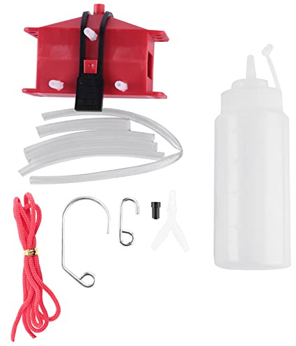 SHABD Kit Macchina per la Pulizia della Catena della Strumento per Pulizia 'Ingranaggio della per Dispositivo di Lubrificazione delle Catene della Universale Rosso