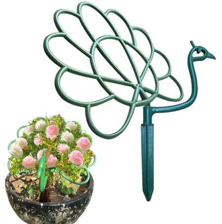 Soporte para Plantas De Fresas,Estructura De Cultivo para Fresas | Diseño Pájaro Tutores para Plantas En Exterior Terraza Jardín Balcón