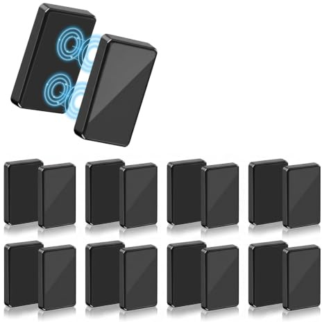 10 Paia Pesi Magnetici per Tende, 20 Pezzi Pesi per Tende Doccia a Coppia, Magneti per Tende Impermeabili per Tende da Esterno, Tovaglia, Gazebo, Antivento