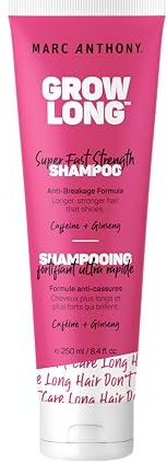 Marc Anthony Grow Long Biotin Shampoo for Hair Growth & Breakage – Keratin, Vitamin E & Grapeseed Oil - Moisturizing Sulfate Free Shampoo & Color Safe Product for Fine, Dry Damaged & Curly Hair