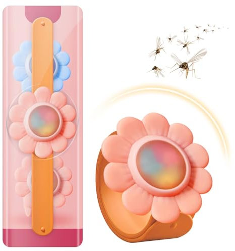 Pulsera Mosquitos Niños,Pulsera Antimosquitos, Impermeables Inofensivos para el Cuerpo, Pulseras Antimosquitos para Adultos Niños Senderismo al Aire Libre