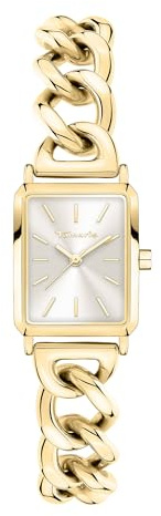 Tamaris Damenuhr – Schmuckbanduhr für Damen rund & eckig - Elegante Armbanduhr mit Schmuckband in Silber, Gold, Roségold, Schwarz, Grün