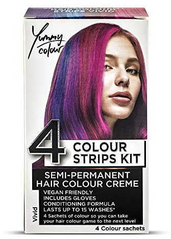 Stargazer Yummy Kit di strisce per tinta semi-permanenti, per capelli