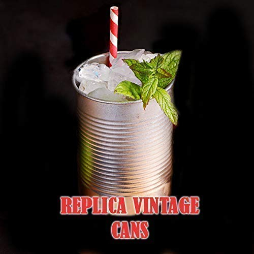 10 x Drinking cocktail tin can cutlery holder