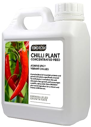 UK GROW Chilli and Pepper Feed 25L Bottle - Premium Plant Nutrient – Unlock the Full Potential of Your Chilli Plants!