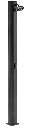 STEINBACH Douche Solaire Pure - 049044Y - Douche de Jardin de Haute Qualité avec Réservoir en Aluminium Robuste de 40L et Pommeau de Douche Pivotant - 212cm de Haut