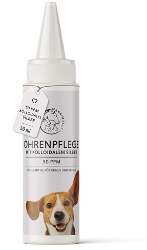Annimally Ear Drops for Dogs & Cats with Colloidal Silver 50 ppm 50 ml