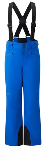 Ziener Pantaloni da Sci/Pantaloni da Neve per Bambini AXI-Z | Impermeabili, Bretelle, Blu Cobalto 176