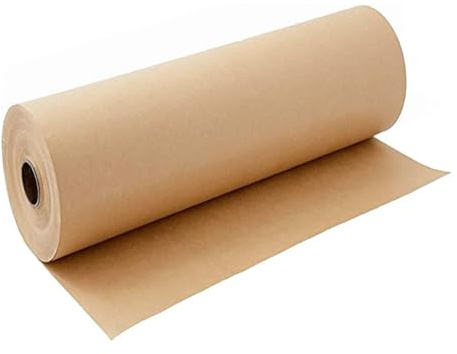 Brown Art Drawing Paper Roll 30cm x 30m Gift Wrapping Paper for Packing Shipping Crafts, Bulletin Board & Poster Banner