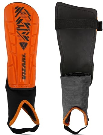 VIZARI Malaga Soccer Shinguard | Durable Soccer Shin Guard with Tough Protection & Elastic Straps | Breathable, Moisture-Wicking Youth Soccer GearProduct