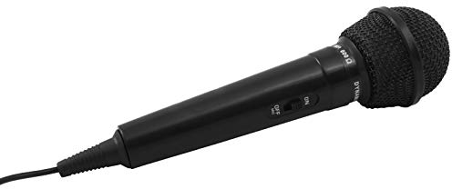 HOLLYWOOD the Starsound Dynamisches Mikrofon DM-202 | Klinke, 600 Ohm, 70–12.000 Hz | Inkl. Adapter, ideal für Gesang und Sprachanwendungen