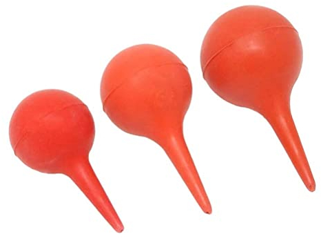 Lot de 3 seringues pour le rinçage des oreilles - Pour adultes et enfants - 30 ml, 60 ml, 90 ml