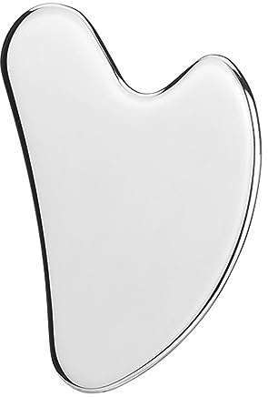 Gua Sha Massage Tool, Stainless Steel Gua Sha Facial Tool, Heart Shape for Body Face Neck Skincare