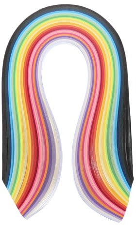 PATIKIL 260 Stück Quilling-Streifen Papier 3/8 (10mm) 39cm Origami-Papier Quilling-Streifen für Kunst DIY Handwerk Weihnachten