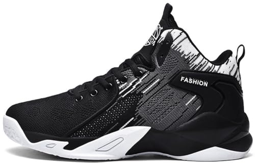 Kmrlofiy Zapatillas de Baloncesto para Hombre Zapatos de Baloncesto Aire Libre Antideslizantes Calzado de Baloncesto Hombre Masculino Deportivas Calzado (CBA-X19, 47EU)