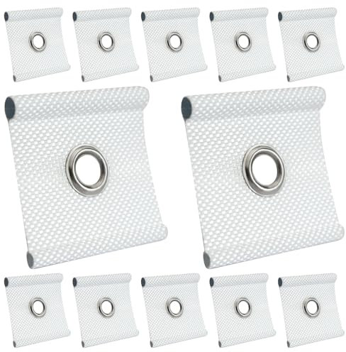 12 Œillets d'Auvent pour Camping-Car et Caravane pour Rail de Fixation 5/6 mm - 7/8 mm Crochets d'Auvent, Crochet Passepoilé Auvent Haute Résistance Camping Crochets Accessoires d'Auvent pour Camping