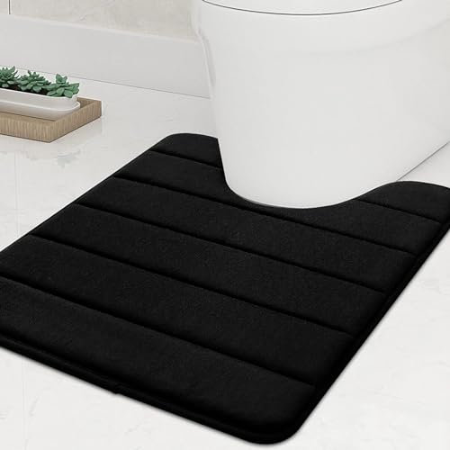 CSVZKIAY Memory Foam, Alfombrilla de Baño Antideslizante, Alfombra de Baño Súper Absorbente de Agua, Suave, Absorbente de Agua, 50 x 60 cm