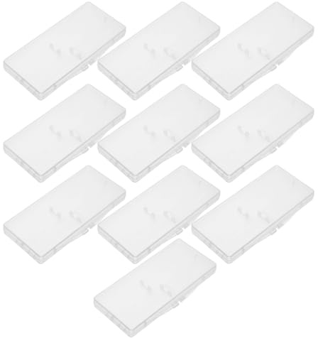 BESTYASH Tragbare Aufbewahrungsbox Für Interdentalbürsten Mit Klappdeckel Transparent Kunststoff Zahnbürstenetui Für Zuhause Und Reise 4.06X1.89X0.47In