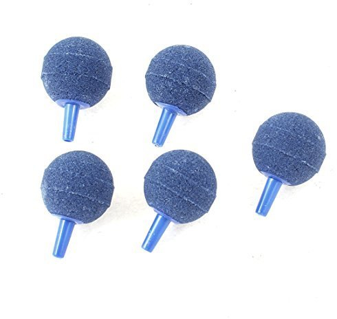 Soccik Aquarium Sauerstoff Pumpe Bubble Release Luftsteine Balls Diffusor Aquarium Blase Stein Für Aquarium Fisch Tank 5 Stück Blau