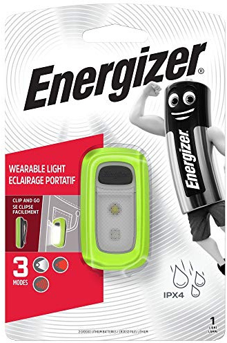 Energizer LED-klämma, lätt och vattentålig, mörkerseende, bärbar klämma