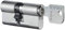 EVVA MCS Doppelzylinder mit 3 Schlüssel + Sicherungskarte, Hochsicherheits-Zylinderschloss mit Magnet-Code System, Schließanlage, Türschloss, Länge A:51 mm I:86 mm