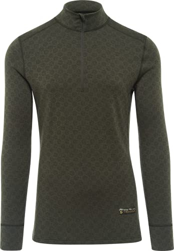 Thermowave Xtreme Maglia Termica Uomo Manica Lunga in Lana Merino A Collo Alto ¼ Zip - Intimo Termico Uomo Invernale Traspirante 220 GSMM Ultra Morbido, XXXL