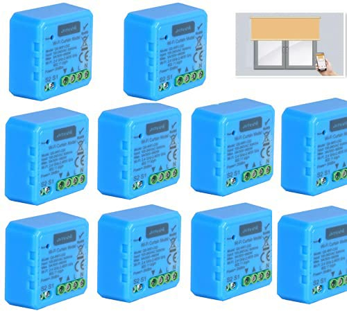 anvek Interruttore Tapparelle WiFi, Modulo Comando Timer per Persiane Elettriche Senza Fili, Compatibile con Alexa e Google Home, Controllo App Smart Life Tuya (10)