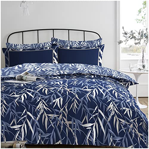 GC GAVENO CAVAILIA Complete Bed Set Double Duvet Cover With Fitted Sheet - 4 Piece Bedding Set - Quilt Cover + Bed Sheet + 2 Pillow Cases