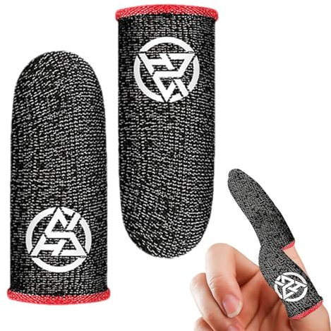 Gants De Doigt Pour Le Jeu,Gants De Doigt De Jeu - Couvre-doigts avec design flexible | Manchons de pouce pour jeu mobile, couvre-pouce respirant pour la plupart des tailles de doigts, hommes et femme