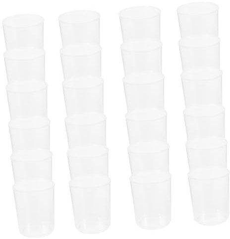 ROMISBABA 30pcs Lab Beakers Laboratory Measuring Cups Science Experiment Beaker for Classroom Use