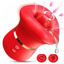 Vibrator Adult Sex Toys for Women - Adult Toys Mouth Sucker Vibrator | Vibrator with 10 Tongue Licking Swinging Modes, G Spot Stimulator Female Couples Sex Toys Anal Clit Nipple Vibrators