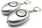 ocona 2er Pack Taschenalarm, Selbstverteidigung, Sirene 140dB, LED-Lampe (Silber)