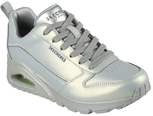 Skechers Women's Uno-Galactic Gal Sneaker, Salvia, 39.5 EU